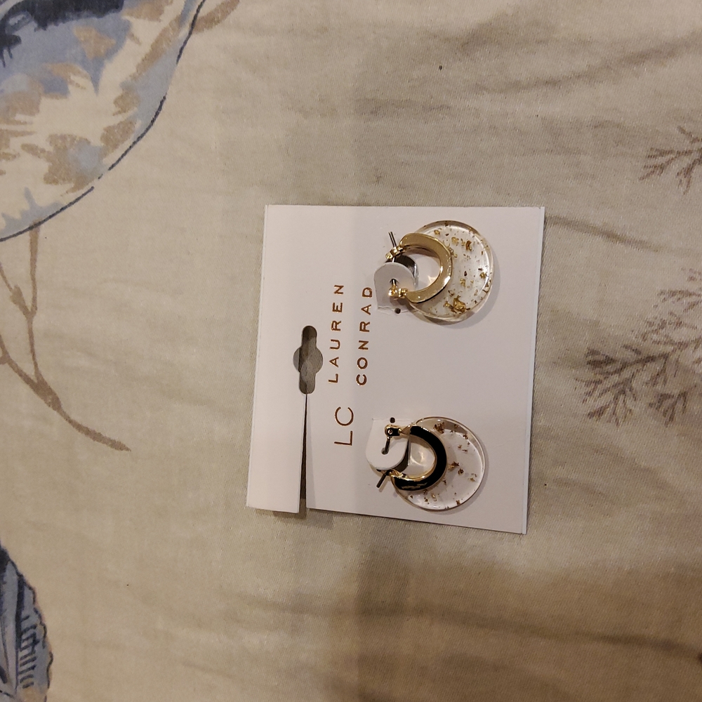 Lauren conrad gold earrings